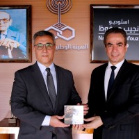 سفير الجزائر يزور استديو نجيب محفوظ بماسبيرو