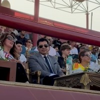 أشرف صبحي وزير الشباب والرياضة يحضر قمة كولومبيا وأمريكا في بطولة خوفو الدولية