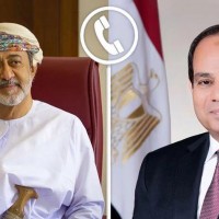  الرئيس السيسي يجري اتصالاً بسلطان عمان ويدين استهداف ميناء ”الدقم”: أمن الدول العربية خط أحمر