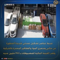 ضربة أمنية جديدة تُسقط تشكيلًا عصابيًا خطيرًا لجلب وتدوير المواد المخدرة بالشرقية