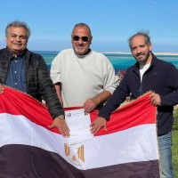أنضمام ”السباح العالمى قاهر المانش خالد شلبي الي قيادات حزب حماة الوطن
