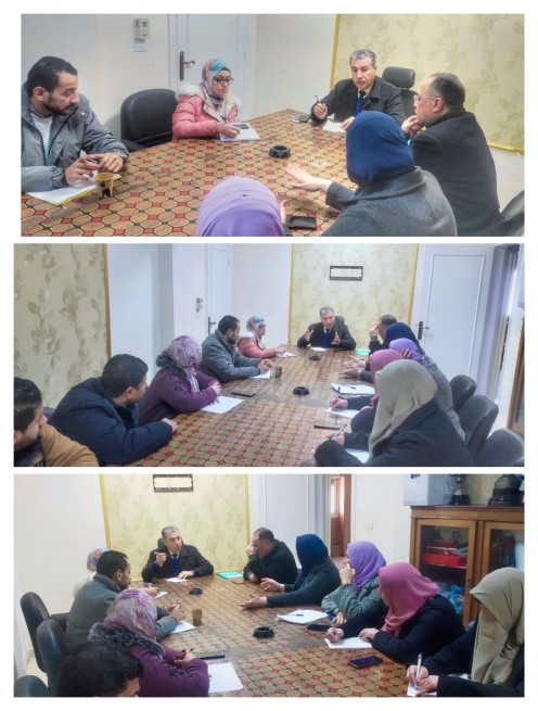 وكيل وزارة الصحة  بمطروح يناقش خطة النهوض بالخدمات المقدمة بجميع منافذ الخدمات الصحية 