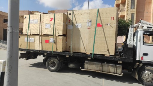 وصول جهاز  الأشعة المقطعية الجديد لمستشفى الحمام المركزى  دعماً من وزارة الصحة