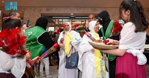 وصول الفوج الأول من حجاج جمهورية مصر العربية إلى مكة المكرمة