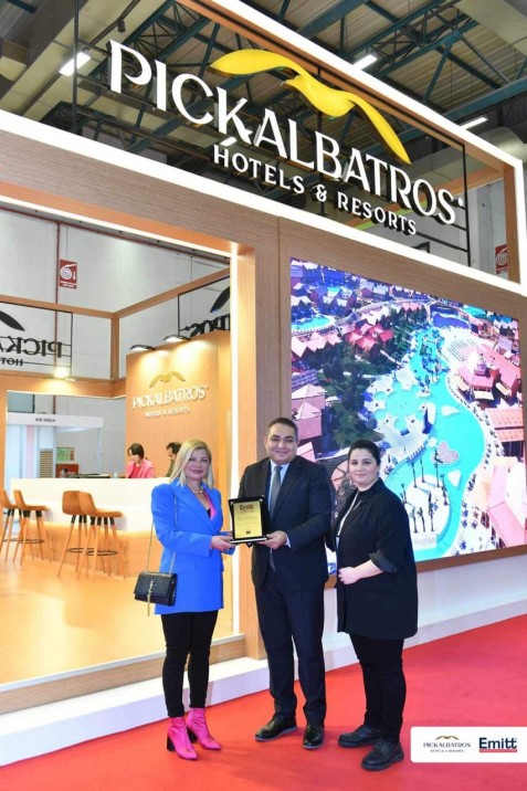 أختيار جناح  الباتروس للفنادق الأفضل لعام ٢٠٢٤ فى معرض اسطنبول الدولى للسياحة والسفر 