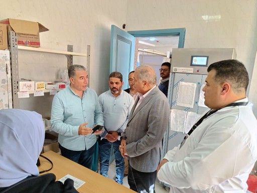 رئيس الإدارة المركزية للرعاية الحرجة والعاجلة بوزارة الصحة يزور مستشفيات مطروح