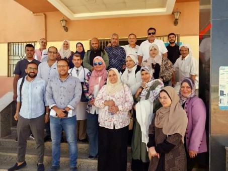 صحة مطروح توقيع الكشف الطبي على ٣٥٢ مواطناً في قافلة الدعم الطبي والعلاجي لمستشفى النجيلة المركزي 