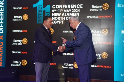 العلمين الجديدة تستضيف المؤتمر الحادى عشر للمنطقة الروتارية