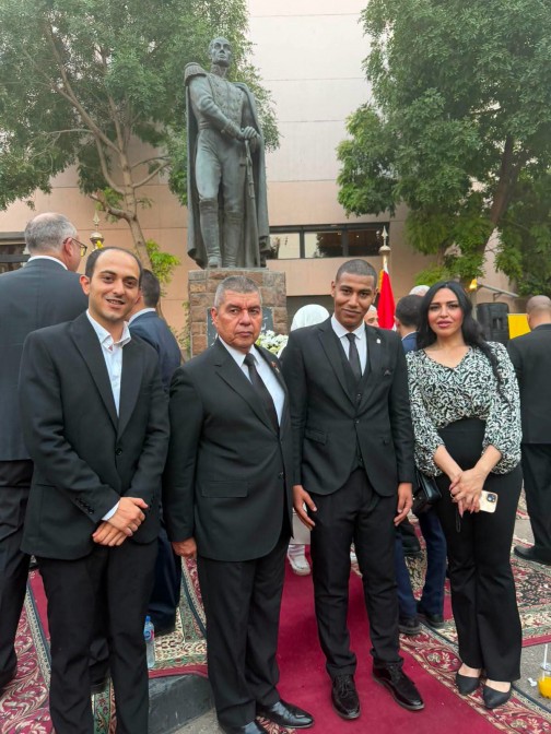 وفد كيان شباب ايد في ايد يشارك في ذكرى استقلال فنزويلا
