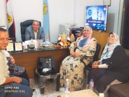 مديرية الشباب والرياضة بمطروح تستقبل منى الأعصر كمديرة جديدة للوحدة الحسابية