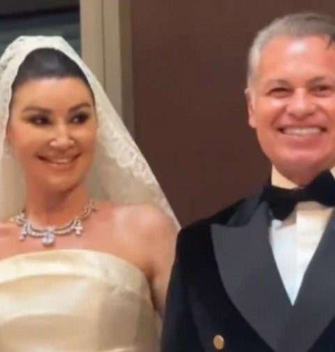 زفة مصري بالمزمار البلدي.. أروي جودة تحتفل بزفافها علي چون باتيست في القاهرة