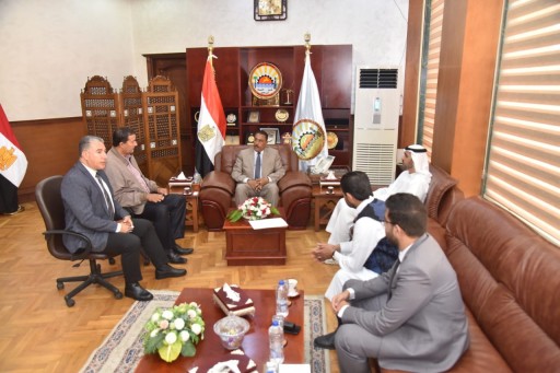 تعاون مصري اماراتى فى الحفاظ على البيئة بمنطقة محمية العلمين بمطروح