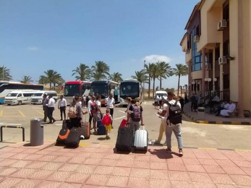 ختام الموسم السياحي لطائرات الشارتر القادمة لمطار مرسى مطروح الدولي من اوربا لموسم عام 2023