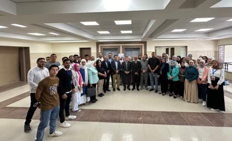 رئيس جامعة مطروح يشهد حفل كلية الآثار واللغات لاستقبال طلابها الجدد والقدامى