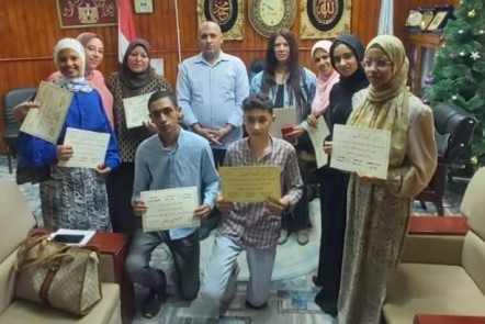 تعليم مطروح يكرم الطلاب الموهوبين الفائزين في مسابقات علي مستوي الجمهورية