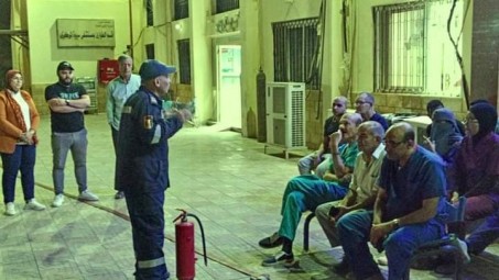 صحة مطروح تنفيذ مناورة إخلاء جزئى ناجحة بمستشفي سيوة المركزى بمشاركة الحماية المدنية 