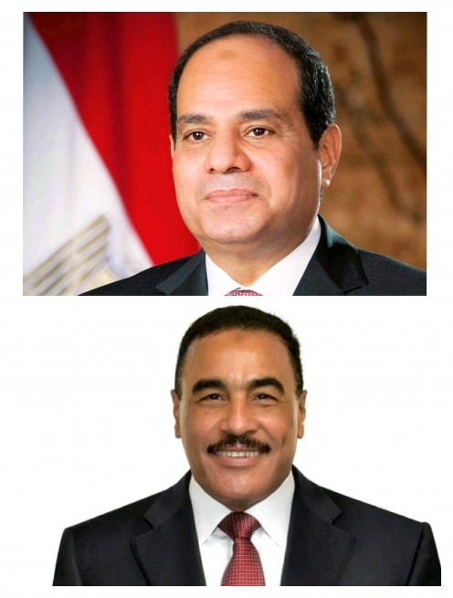 محافظ مطروح يرسل برقية تهنئة للرئيس عبد الفتاح السيسى بمناسبة الاحتفال بعيد العمال. 