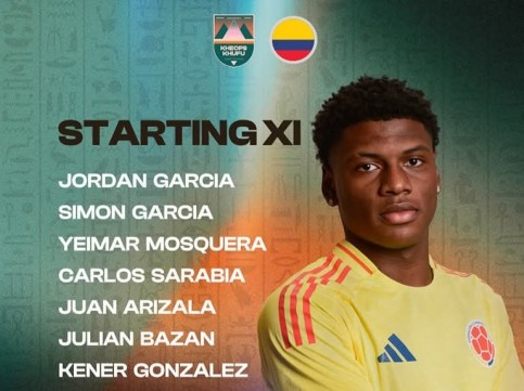 تعرف علي تشكيل منتخب كولومبيا أمام السعودية