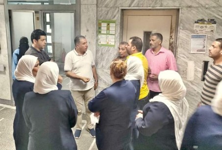 وكيل وزارة الصحة بمطروح فى جولة ميدانية لتفقد مستشفى التوليد والصحة الانجابية والقومسيون الطبى العام.