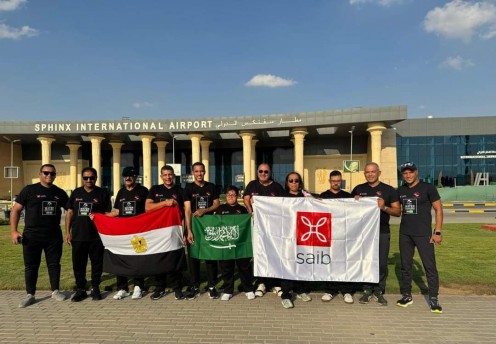 بعثة مصر لعبور المانش تغادر الي انجلترا استعداد لتتابع العبور 