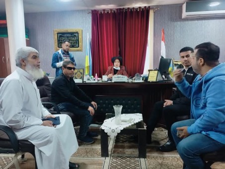 دعاء قطب  رئيس العامرية ثان تعقد  اللقاء الجماهيري الأسبوعي بديوان عام الحي 