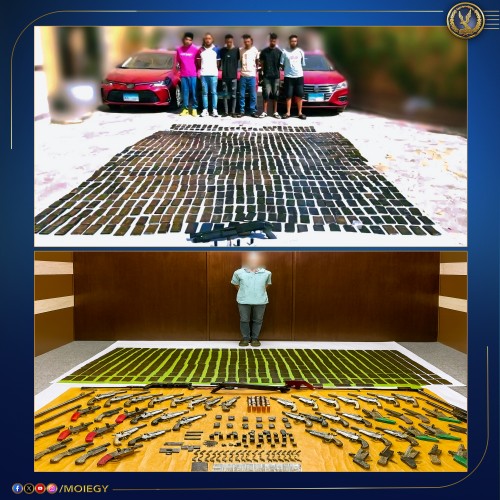 ضربة أمنية جديدة.. الداخلية تقضي على 4 عناصر إجرامية وتضبط مخدرات وأسلحة غير مرخصة بعدة محافظات