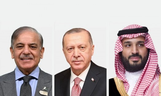 قمة ثلاثية في جدة تجمع ولي العهد السعودي وأردوغان وشهباز شريف لبحث التطورات الإقليمية