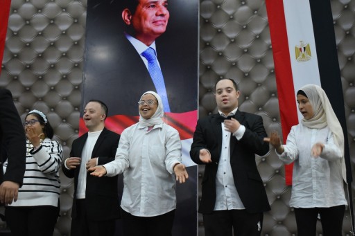 خالد شعيب محافظ مطروح يشهد  احتفالية  العيد مع قادرون باختلاف