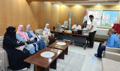 وكيل وزارة الصحة  بمطروح يعتمد نتيجة الصف الأول والثانى الثانوى تمريض 