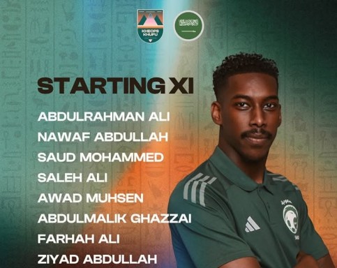 تعرف علي تشكيل منتخب السعودية أمام كولومبيا في افتتاح بطولة خوفو