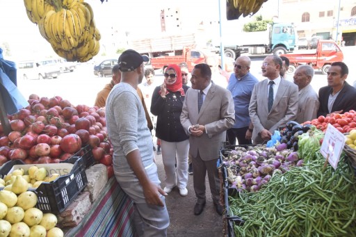 جوله لمحافظ مطروح علي  المنافذ والمحالّ والسلاسل التجارية المشاركة بمبادرة تخفيض الأسعار بنطاق مدينة مرسى مطروح