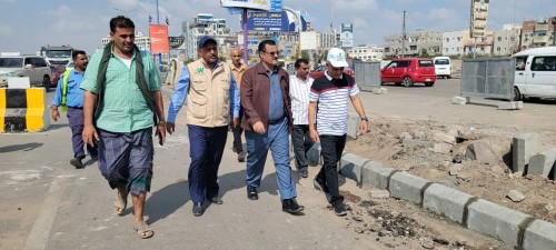 بتمويل صندوق الطرق..بدء الأعمال في مشروع صيانة خط السفينة_ الكثيري بالعاصمة عدن