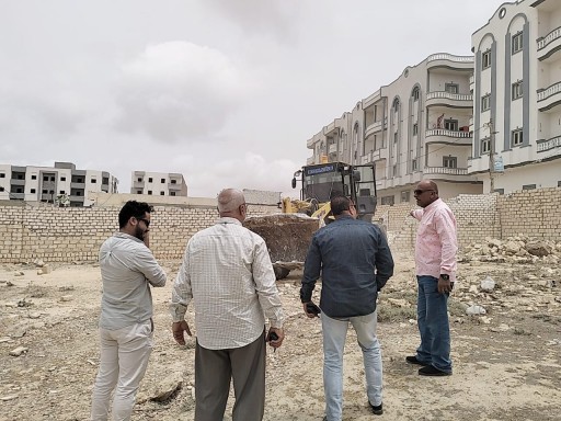  مدينة الحمام تواصل استرداد الاراضي أملاك الدولة ضمن المرحلة الاولي للموجة ٢٦ 