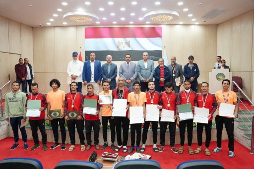 شعيب كرم فريق مطروح لكرة القدم للصم وضعاف السمع لصعوده للدورى الممتاز