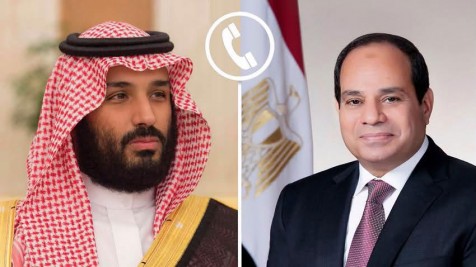 علاقات إستراتيجية راسخة.. الرئيس السيسي يتلقى اتصالًا هاتفيًا من ولي العهد السعودي لتهنئته باليوم الوطني ويبحثان التطورات الإقليمية