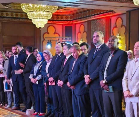 حماة الوطن بمطروح يشارك في حفل مرور 10 سنوات على الشراكة المصرية الصينية بالقاهرة