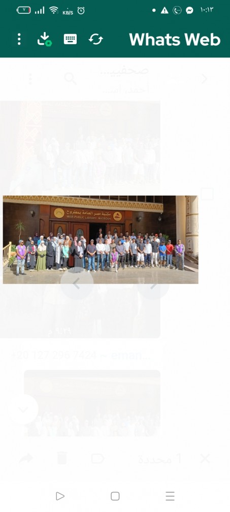 مكتبه مصر العامه تستقبل اول افواج البرنامج الرئاسي ”اهل مصر لابناء المحافظات الحدوديه” لهذا العام