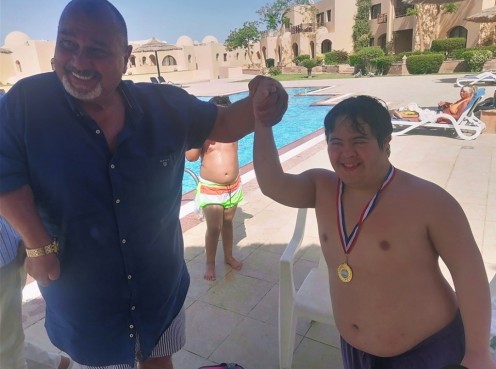 خالد شلبي :دمج ذوى الهمم مع الاصحاء لتتابع عبور بحر المانش لتحقيق رقم قياسي 