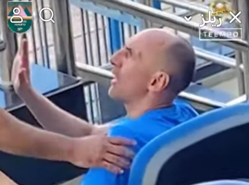 المدير الفني لبيراميدز يتابع مباراة كولومبيا ضد السعودية وتدريب ايسلندا