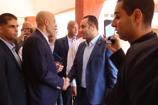 وزير التربية والتعليم يلتقي النائب أحمد علي في أول زيارة ميدانية له لتفقد مدارس المرج