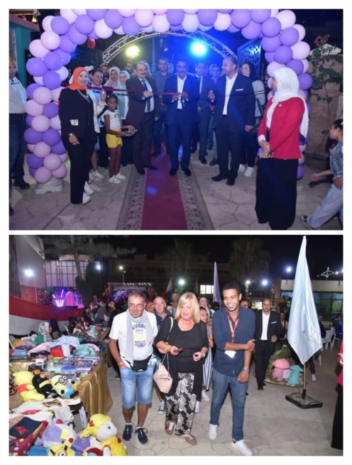 افتتاح معرض بداية جديدة للمنتجات الحرفية والتراثية والذى تنظمه الادارة العامة للسياحة والمصايف بالمحافظة