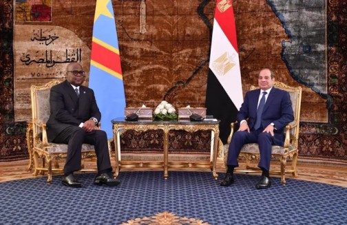 قمة مصرية كونغولية بالقاهرة: الرئيس السيسي وتشيسيكيدي يشددان على احترام القانون الدولي بحوض النيل ويدشنان شراكة اقتصادية جديدة