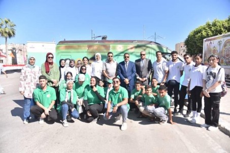 انطلاق كرفان الملتقيات البيئية  الذى تنفذه وزارة الشباب والرياضة بالتعاون  مع اليونيسيف والأمم المتحدة بمطروح