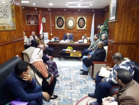 وكيل تعليم مطروح يترأس الاجتماع الاستشاري مع مسئولي مصر الخير 