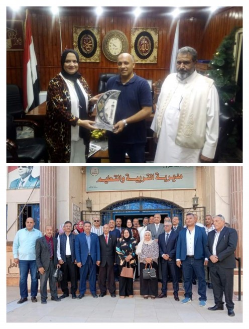 تعليم مطروح يودع وكيل الوزارة السابق بعد نقله لديوان عام الوزارة