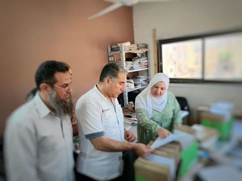 وكيل وزارة الصحة بمطروح يتفقد اعمال طباعة امتحانات الصفين الاول والثانى بمدارس التمريض 