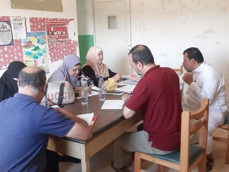 بدءاعمال  لجنة المتابعة المحلية  بمراكز الشباب بادارة شباب ورياضة النجيله 