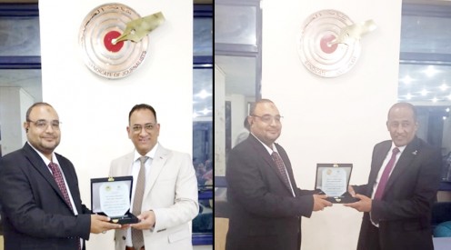 رابطة صحفيين أسوان تكرم «عبدالصبور وأبوالحسن» نائبا المحافظة