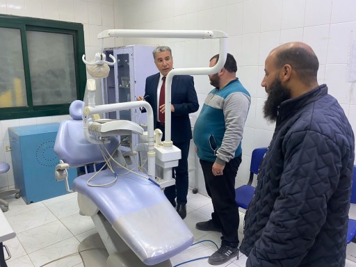 وكيل وزارة الصحة  يتابع تقديم الخدمات الصحية ”بوحدة العلمين الصحية التابعة للإدارة الصحية بالعلمين