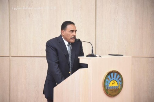 تضامناً مع أحداث محافظ مطروح  يقرر إلغاء جميع المظاهر الإحتفالية والفنية  المصاحبة للمهرجان الدولى السابع  للتمور المصرية بسيوة